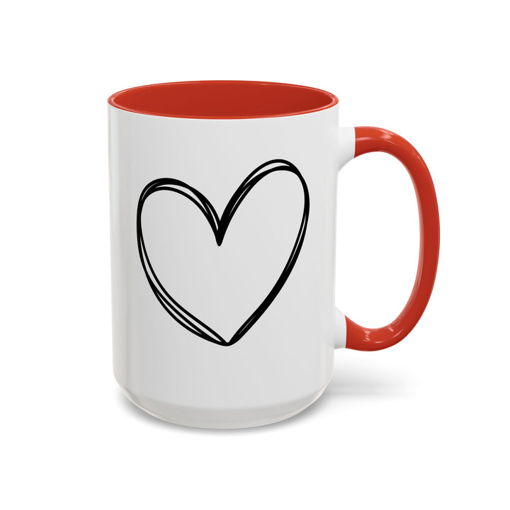 Heart - Accent Coffee Mug (11, 15oz)