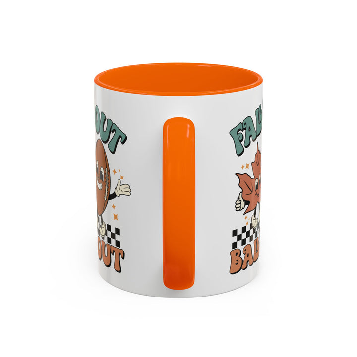 Falls Out Balls Out - Accent Coffee Mug (11, 15oz)