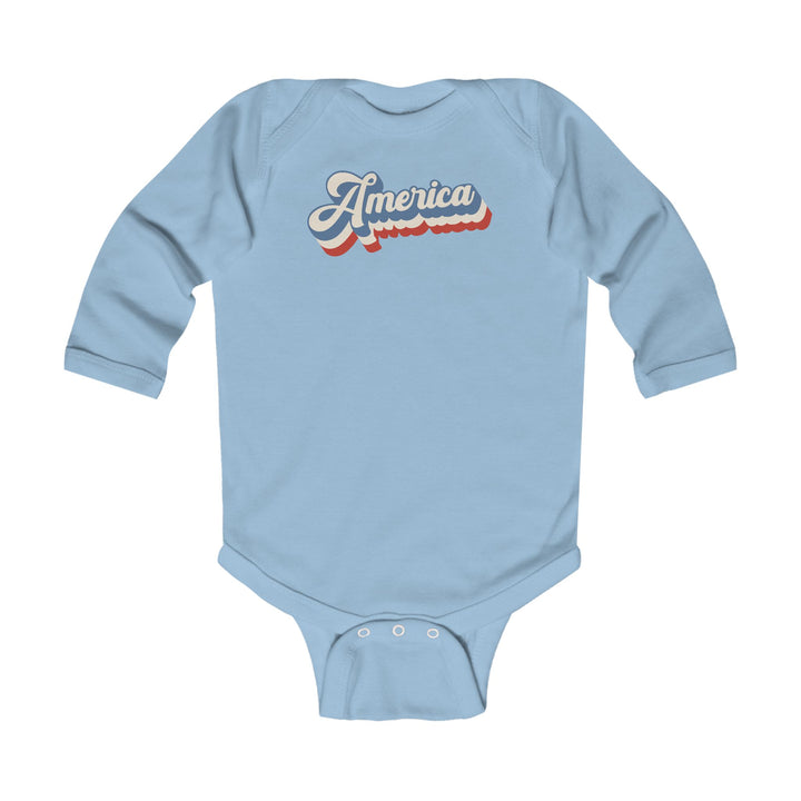 Retro America - Infant Long Sleeve Bodysuit
