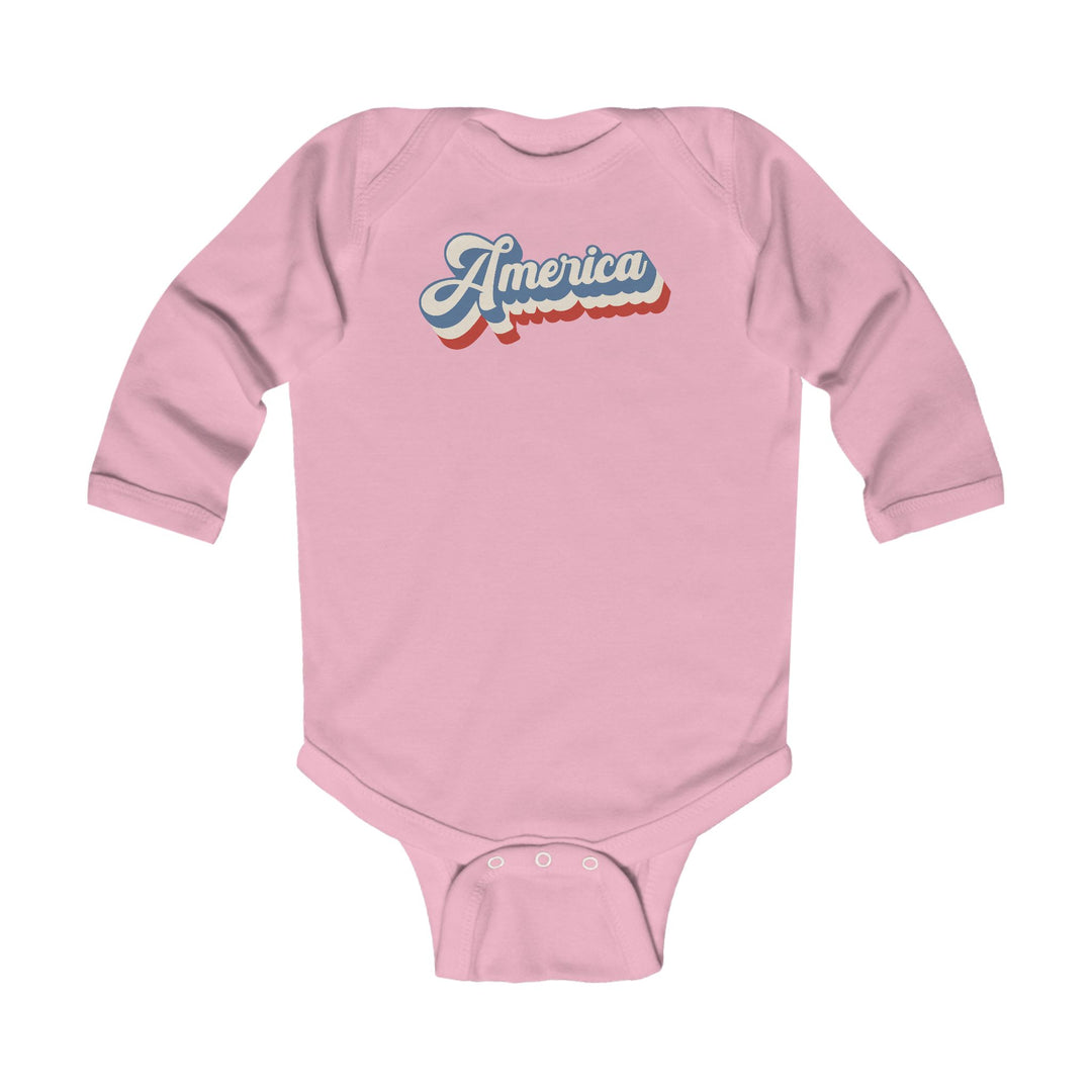 Retro America - Infant Long Sleeve Bodysuit