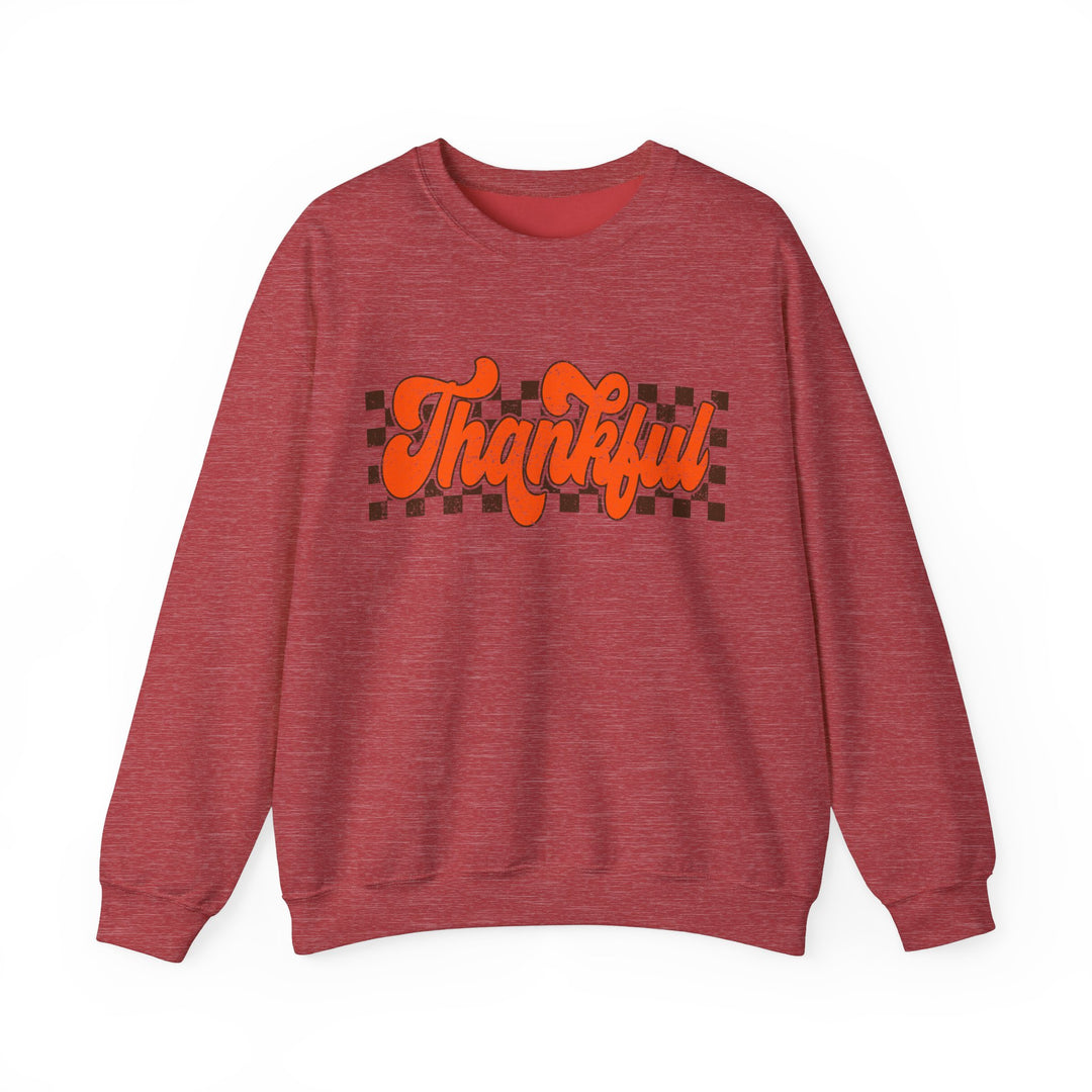 Retro Thankful - Unisex Heavy Blend™ Crewneck Sweatshirt