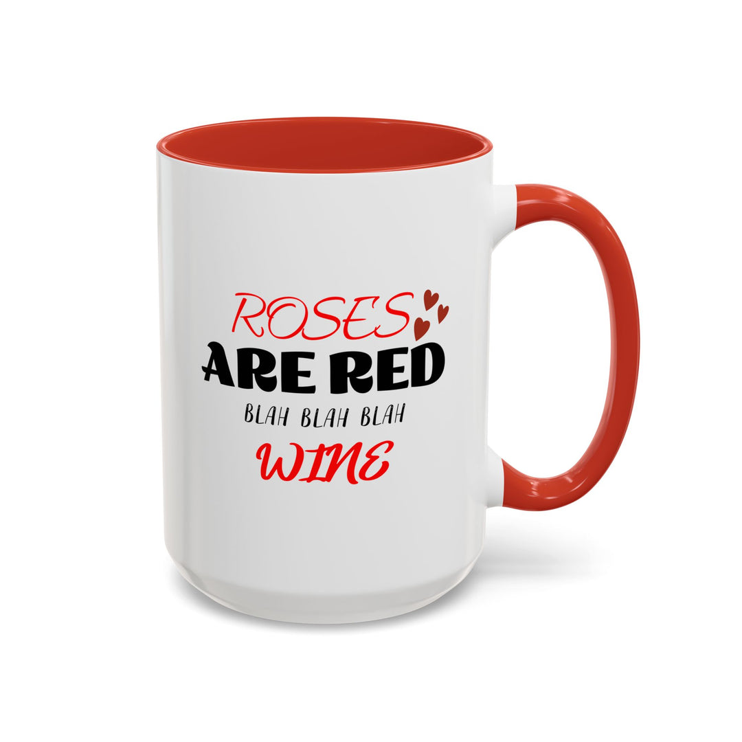 Blah Blah Blah Wine - Accent Coffee Mug (11, 15oz)