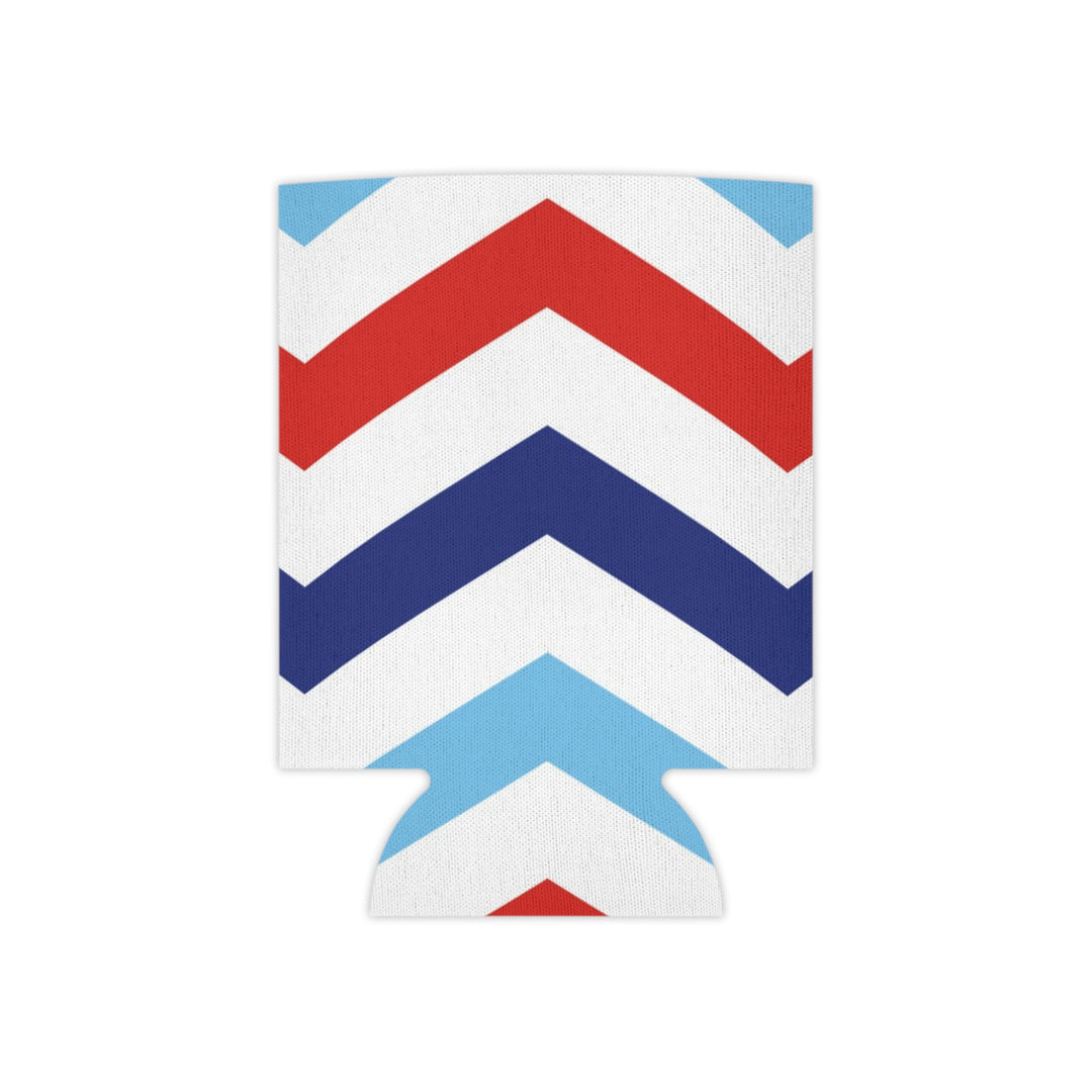 Patriotic Chevron - Can Cooler