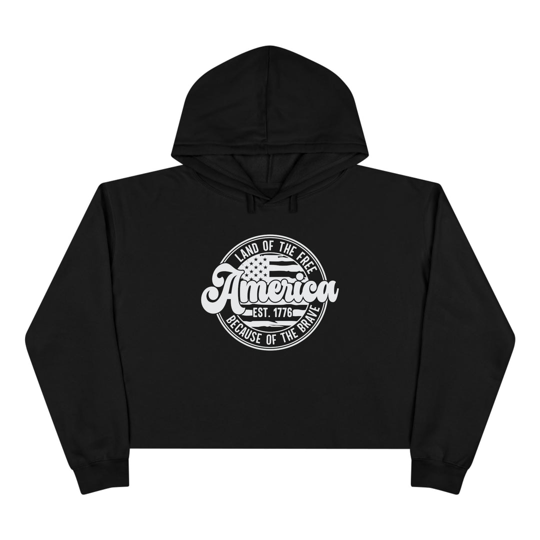 America 1776 - Crop Hoodie