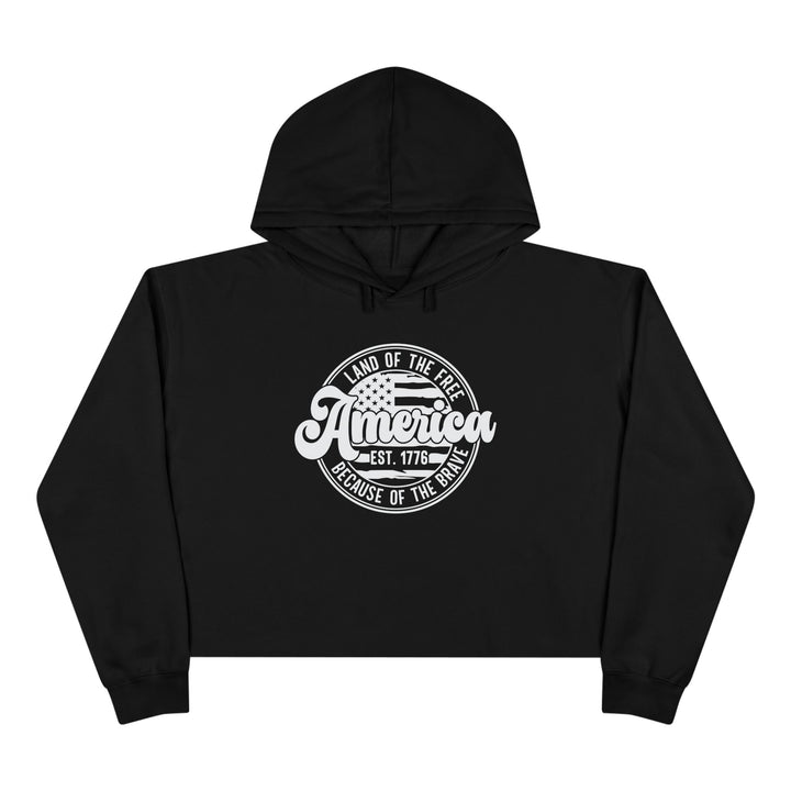 America 1776 - Crop Hoodie