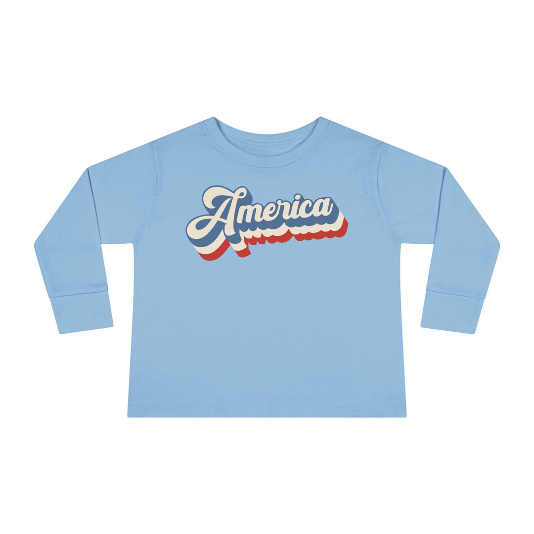 Retro America - Toddler Long Sleeve Tee
