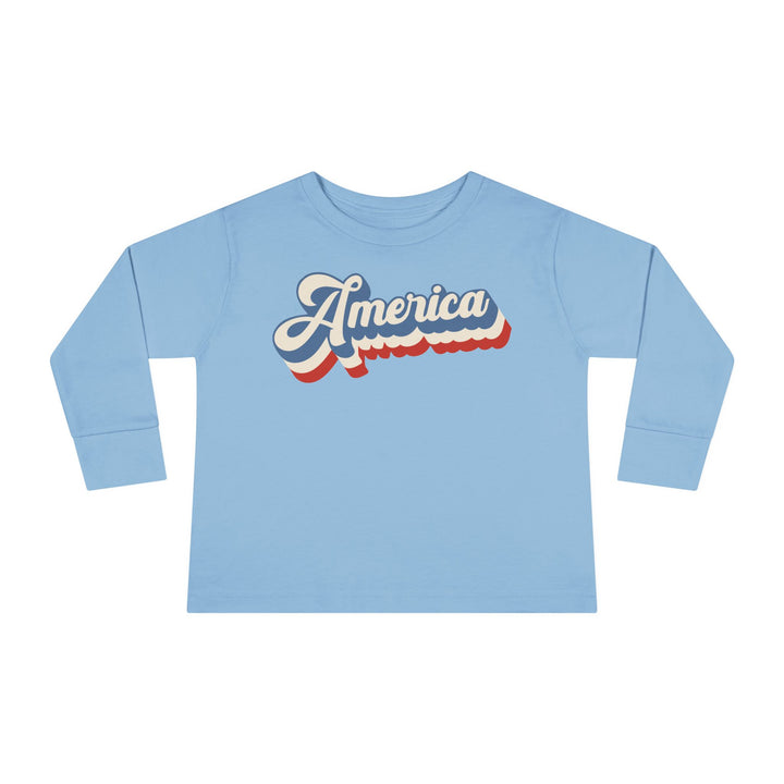 Retro America - Toddler Long Sleeve Tee