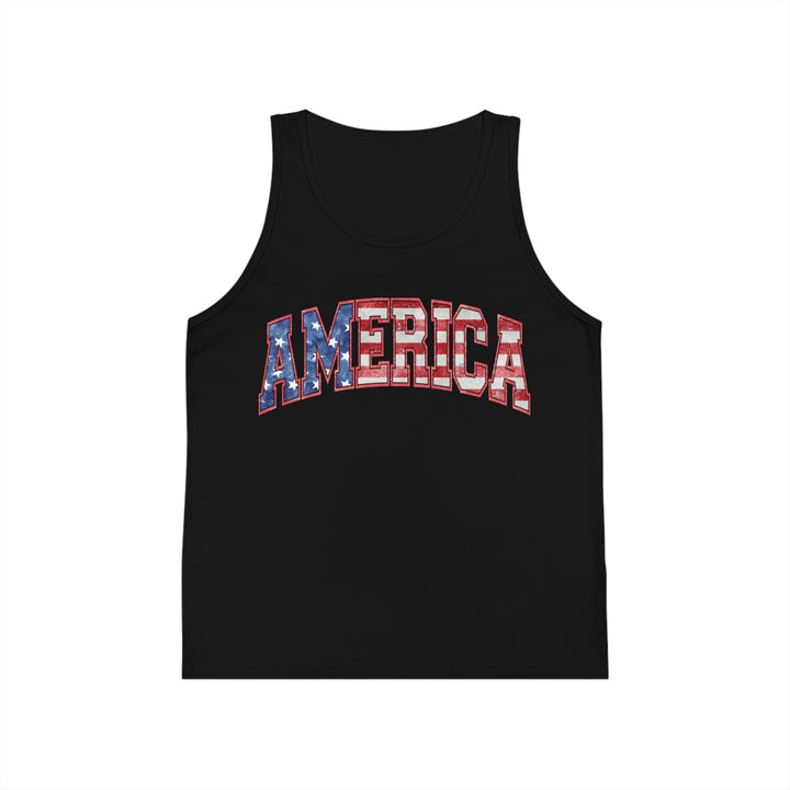 America - Kid's Jersey Tank Top