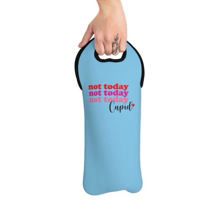 Not Today Cupid - Wine Tote Bag