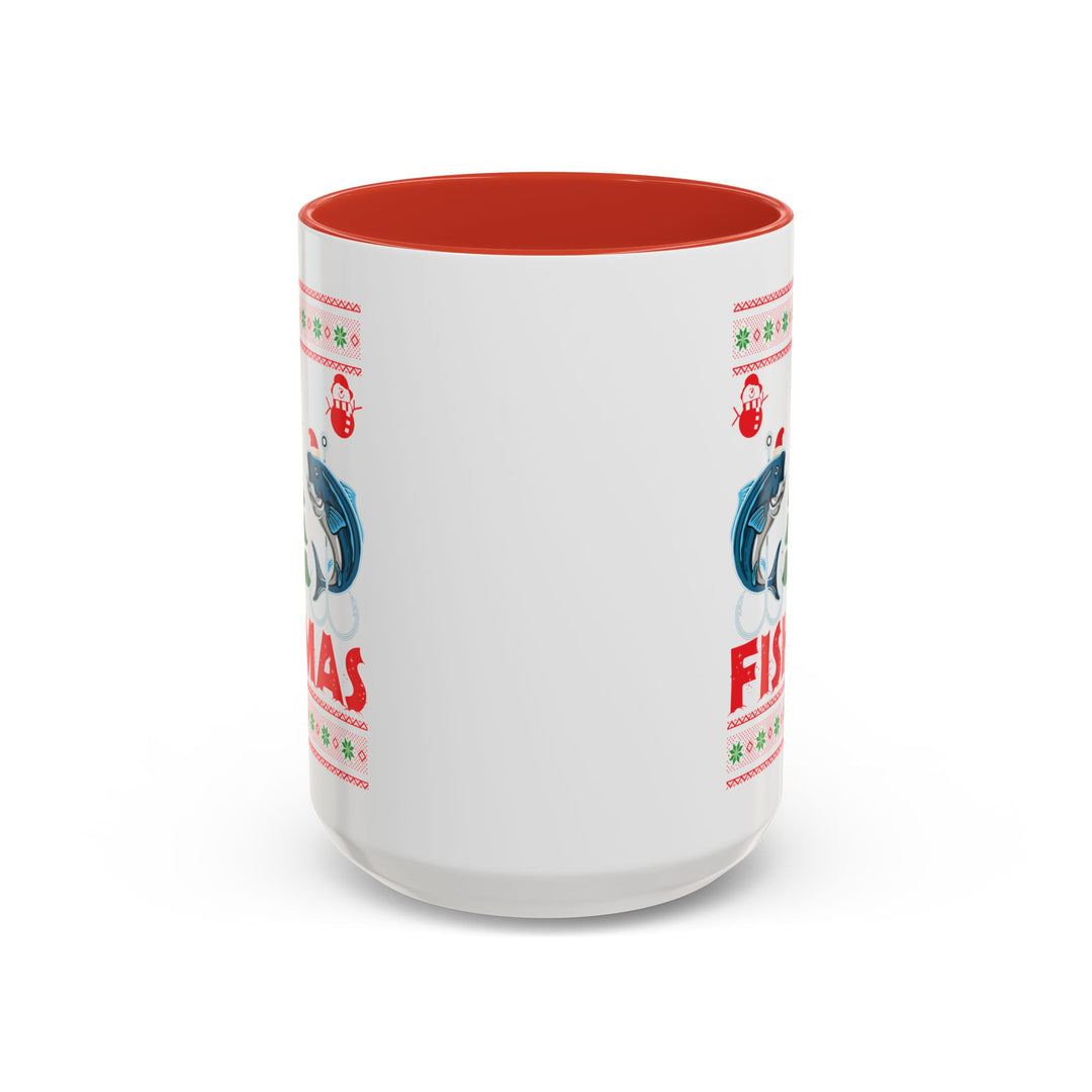 Merry Fishmas - Accent Coffee Mug (11, 15oz)