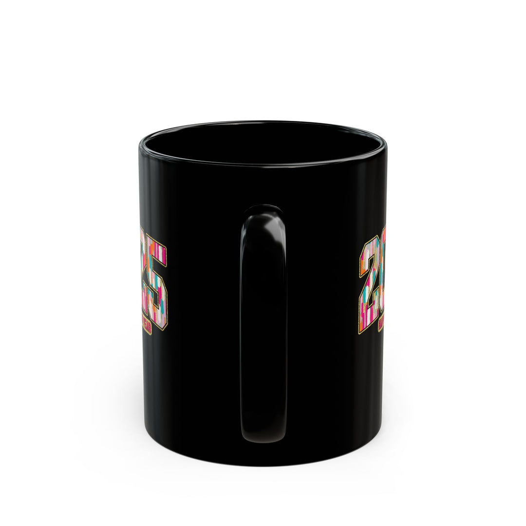2025 Happy New Year - Black Mug (11oz, 15oz)
