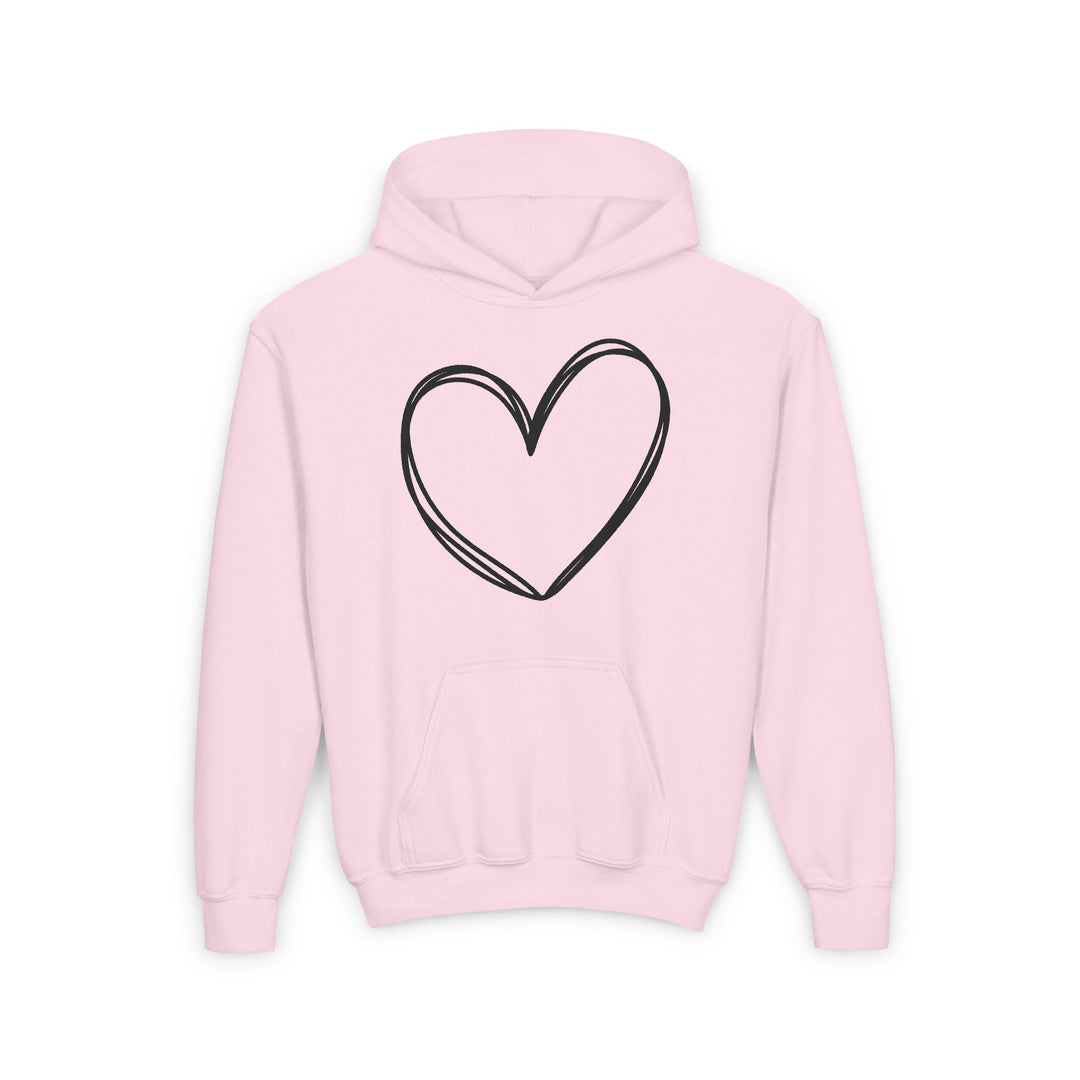 Heart - Youth Heavy Blend Hooded Sweatshirt