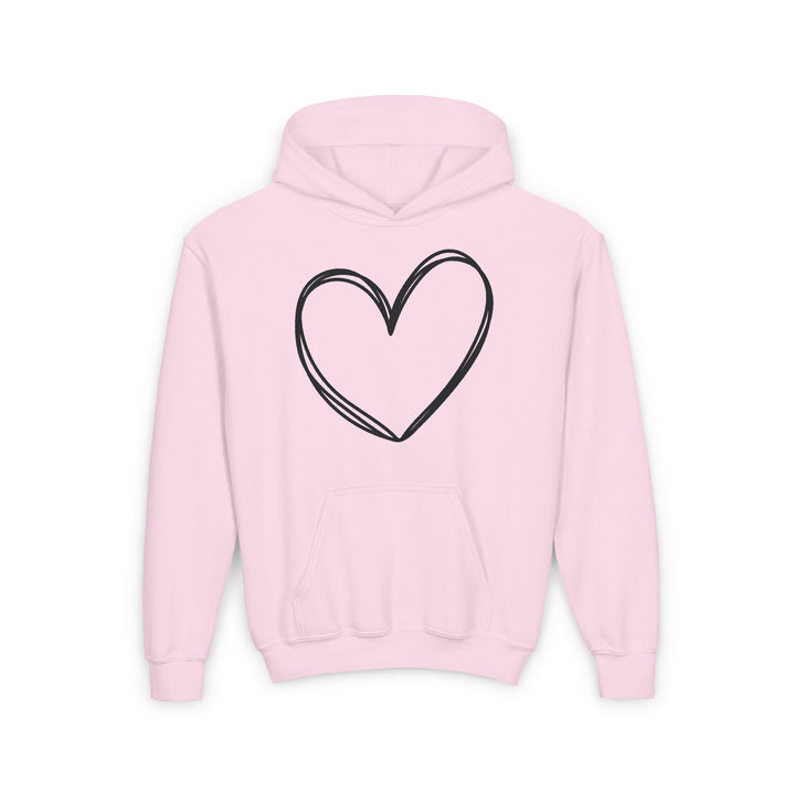 Heart - Youth Heavy Blend Hooded Sweatshirt