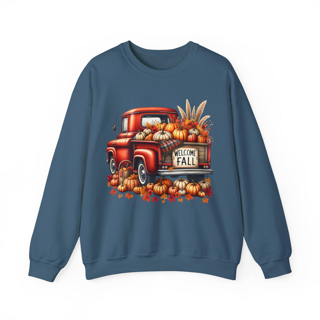 Welcome Fall - Unisex Heavy Blend™ Crewneck Sweatshirt