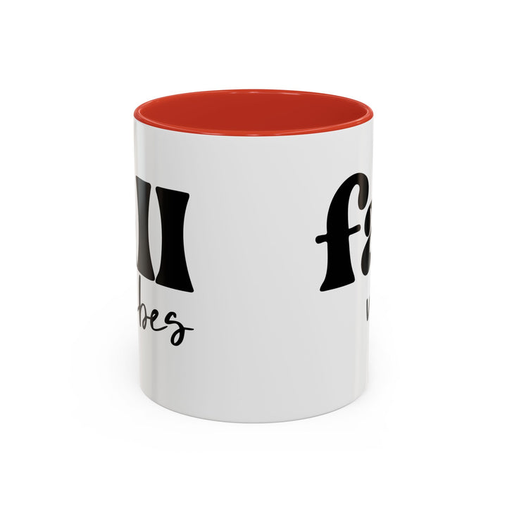 Fall Vibes - Accent Coffee Mug (11, 15oz)