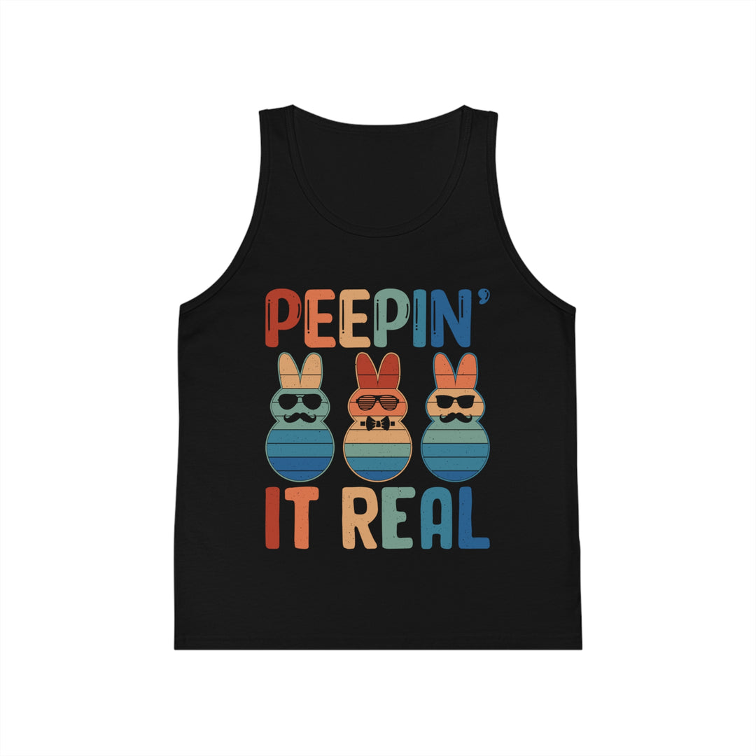 Peepin It Real - Kid's Jersey Tank Top