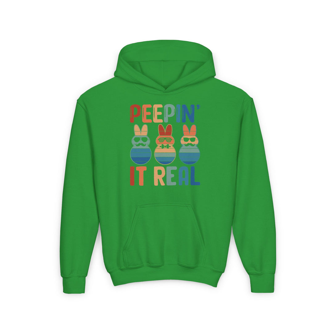 Peepin It Real - Youth Heavy Blend Hooded Sweatshirt