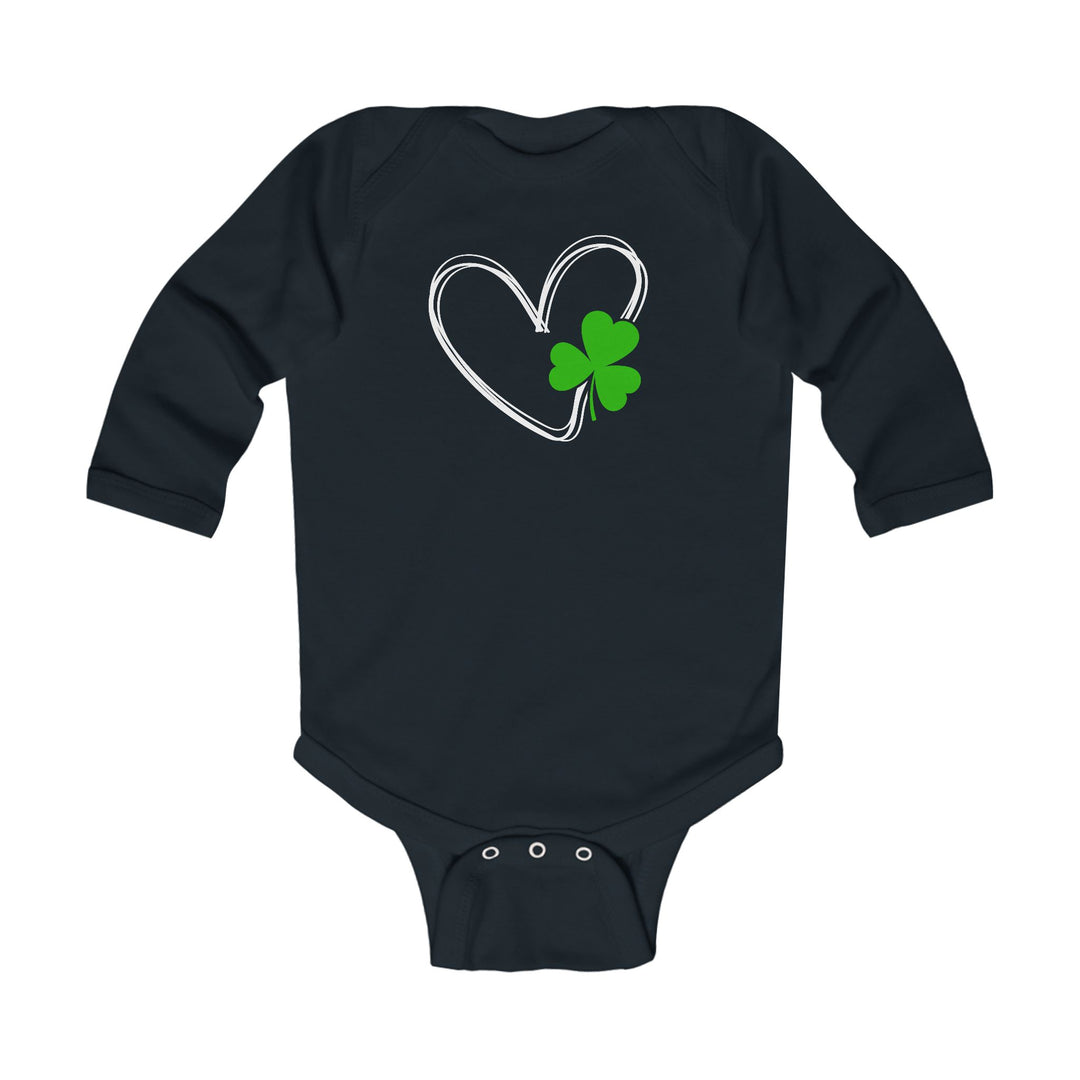 Heart & Clover - Infant Long Sleeve Bodysuit