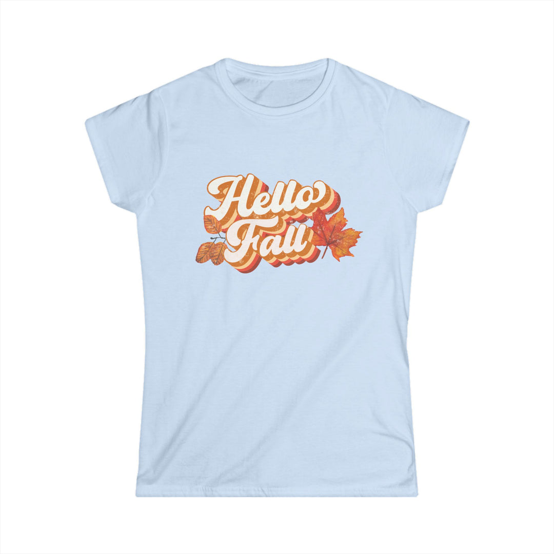 Retro Hello Fall - Women's Softstyle Tee
