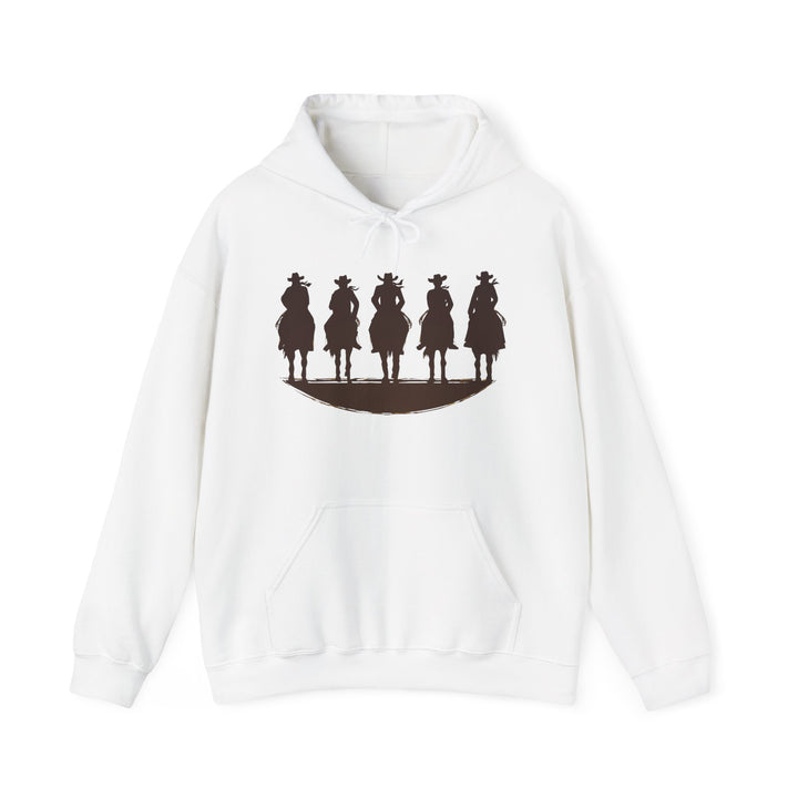 Cowboy Silhouette - Unisex Heavy Blend™ Hooded Sweatshirt