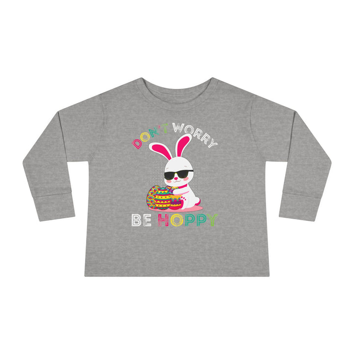 Don't Worry Be Hoppy - Toddler Long Sleeve Tee