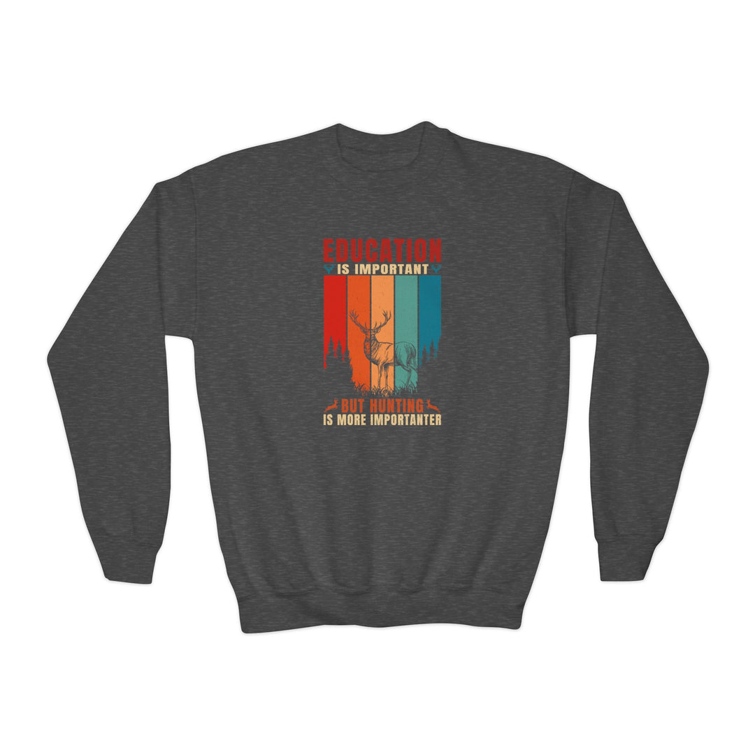 Hunting Education - Youth Crewneck Sweatshirt