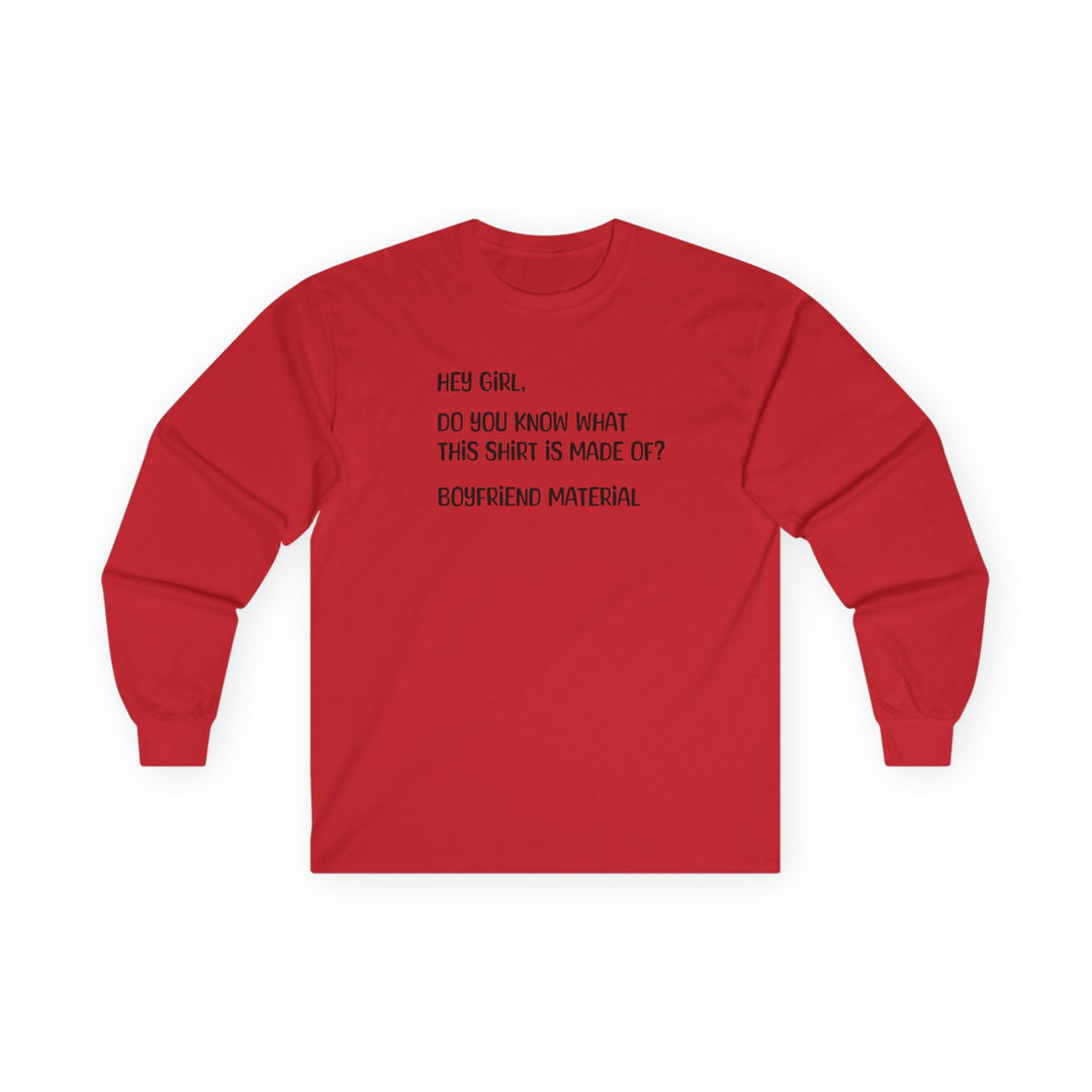 Boyfriend Material - Unisex Ultra Cotton Long Sleeve Tee