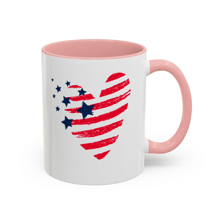 American Heart - Accent Coffee Mug (11, 15oz)