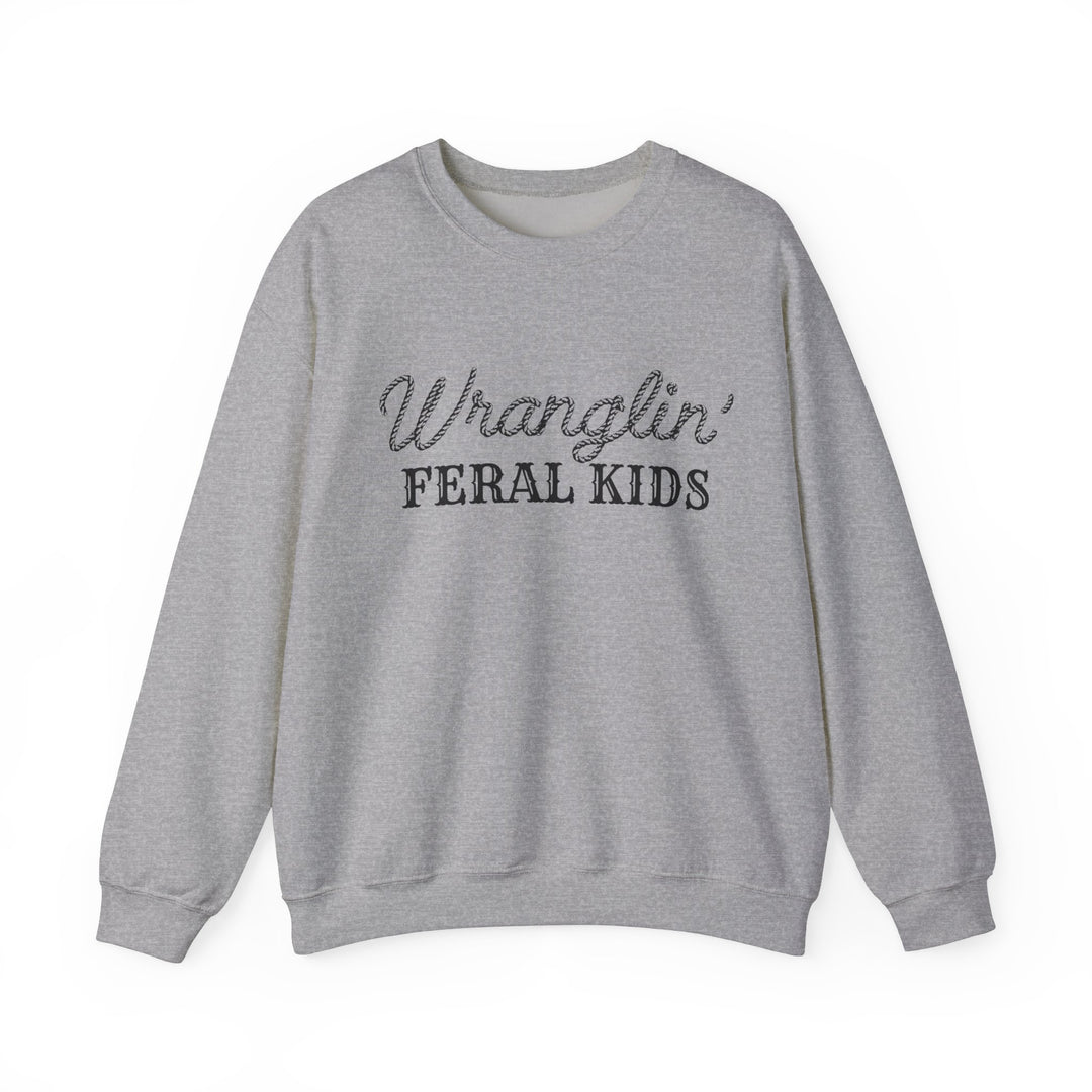 Wranglin Feral Kids - Unisex Heavy Blend™ Crewneck Sweatshirt