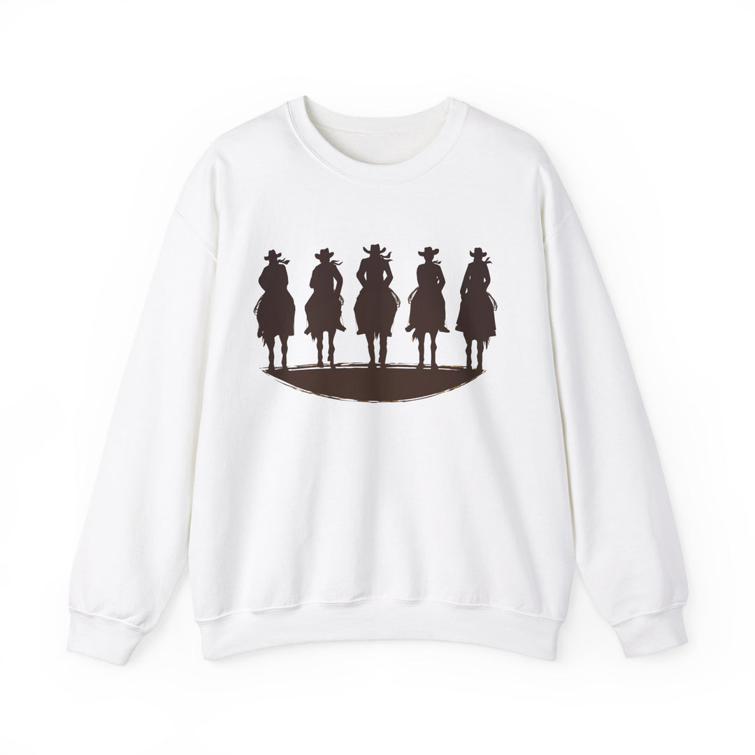 Cowboy Silhouette - Unisex Heavy Blend™ Crewneck Sweatshirt