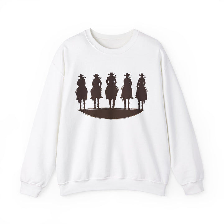 Cowboy Silhouette - Unisex Heavy Blend™ Crewneck Sweatshirt