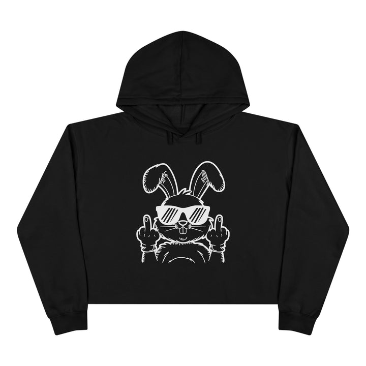 Middle Finger - Crop Hoodie