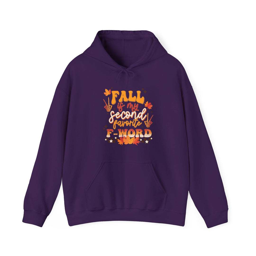 Fall Is My Second Favorite F Word - Unisex Heavy Blend™ Hooded Sweatshirt