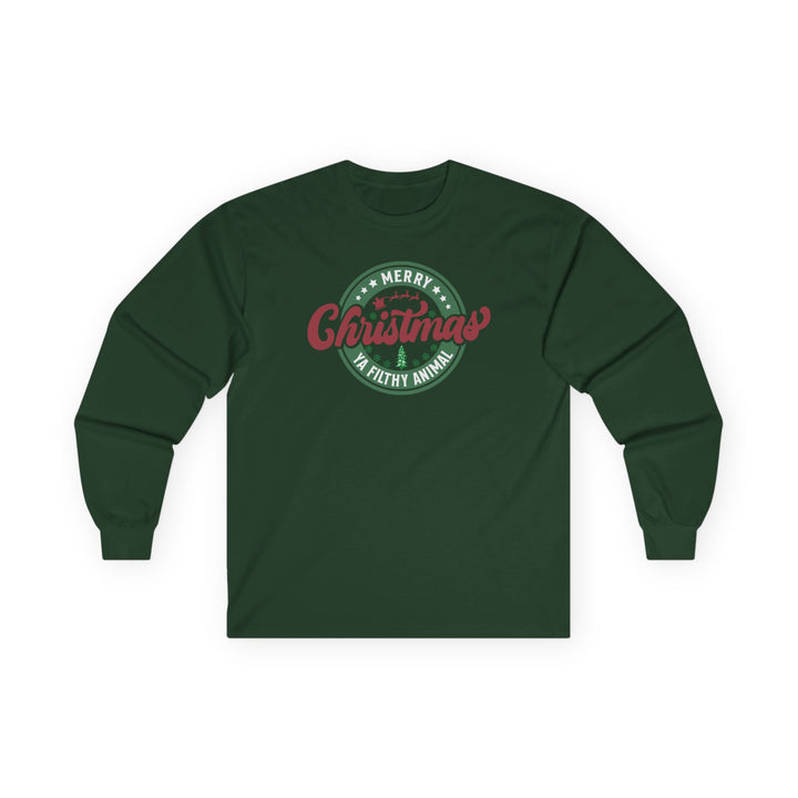Merry Christmas Ya Filthy Animal - Unisex Ultra Cotton Long Sleeve Tee