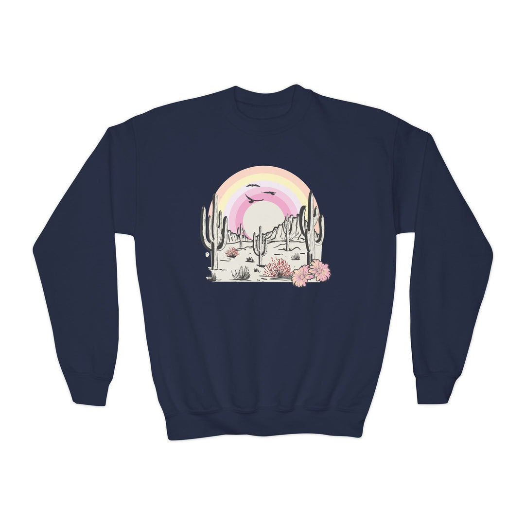 Desert Rainbow - Youth Crewneck Sweatshirt
