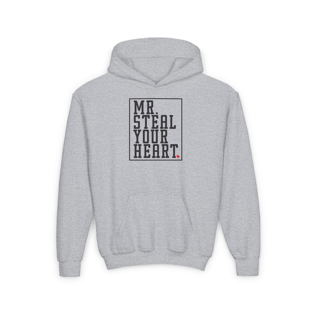 Mr. Steal Your Heart - Youth Heavy Blend Hooded Sweatshirt