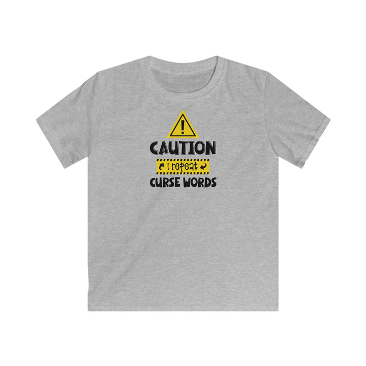 Caution - Kids Softstyle Tee