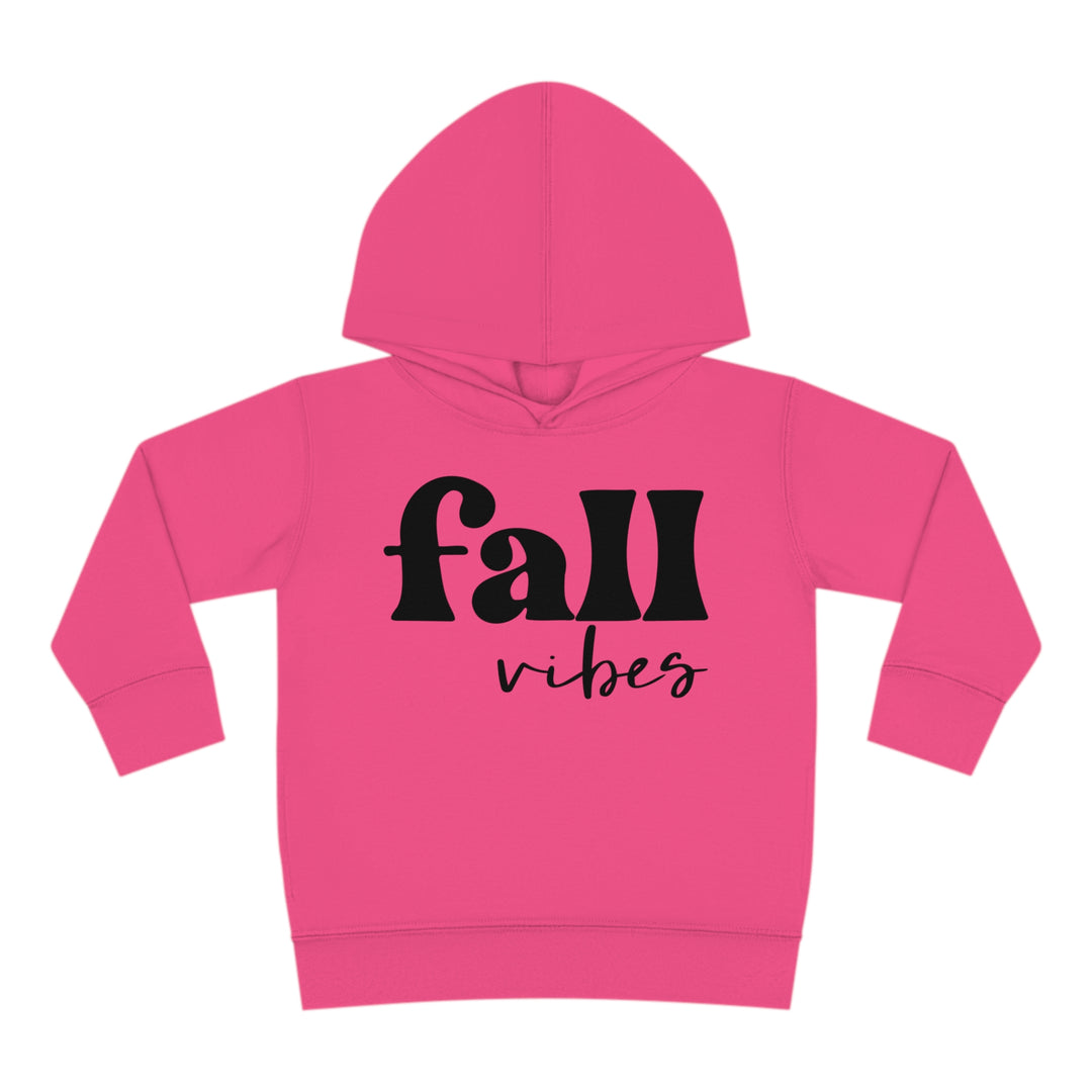 Fall Vibes - Toddler Pullover Fleece Hoodie
