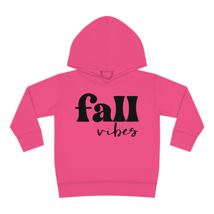 Fall Vibes - Toddler Pullover Fleece Hoodie