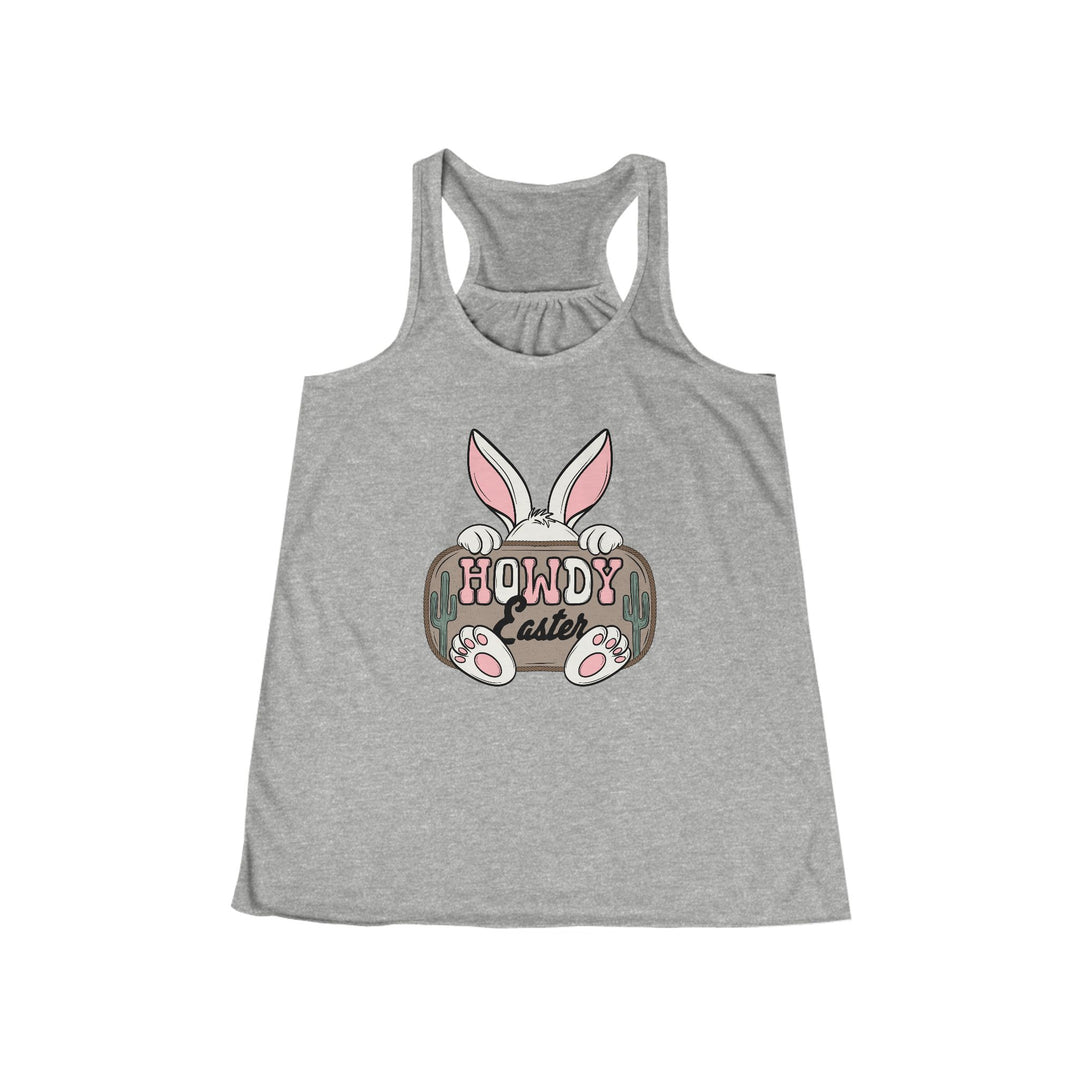 Howdy Easter - Women's Flowy Racerback Tank