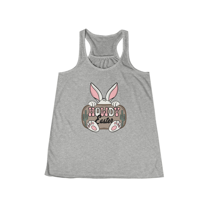 Howdy Easter - Women's Flowy Racerback Tank