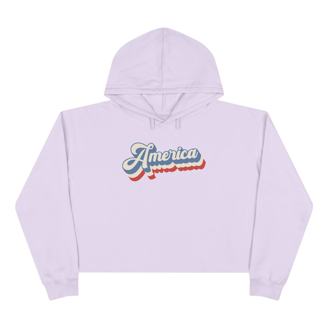 Retro America - Crop Hoodie