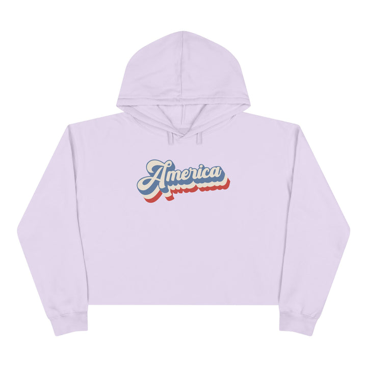 Retro America - Crop Hoodie
