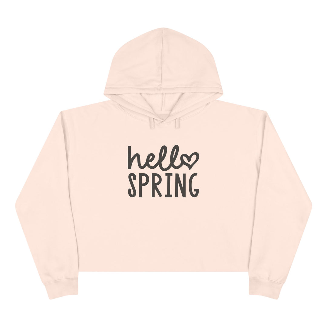 Hello Spring - Crop Hoodie