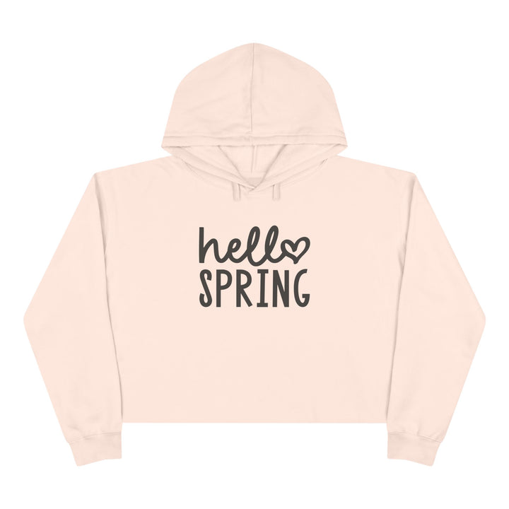 Hello Spring - Crop Hoodie