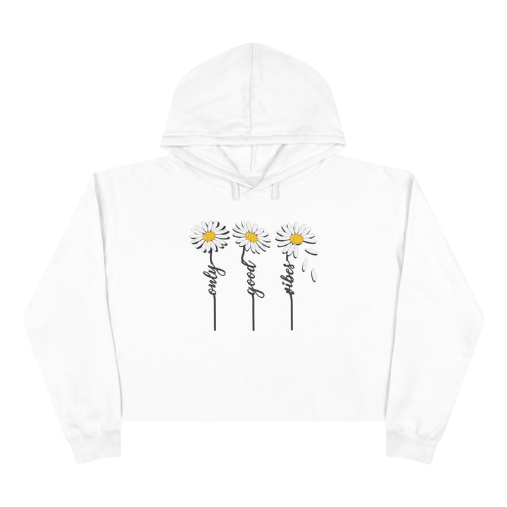 Only Good Vibes - Crop Hoodie
