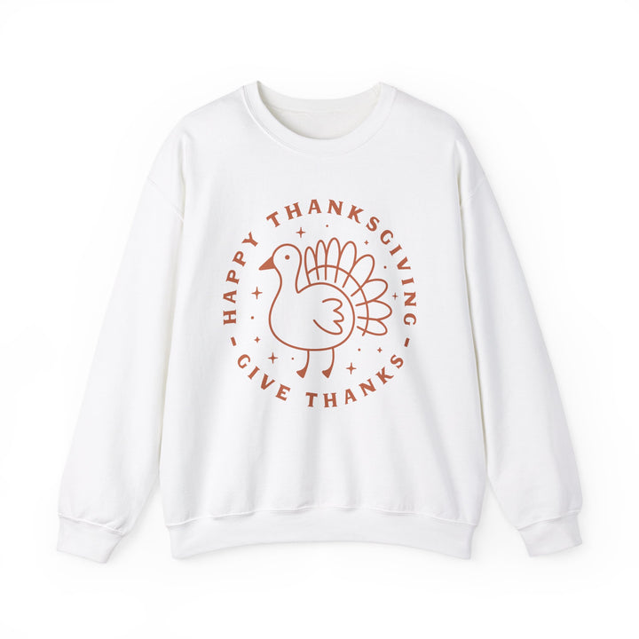 Happy Thanksgiving~Give Thanks - Unisex Heavy Blend™ Crewneck Sweatshirt