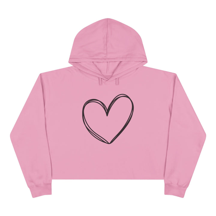 Heart - Crop Hoodie