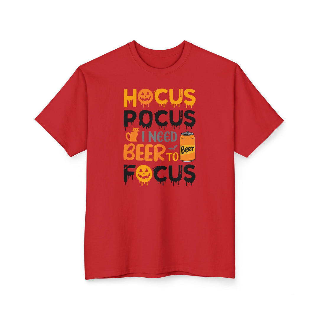 Hocus Pocus I Need A Beer To Focus - Unisex Ultra Cotton® Tall T-Shirt
