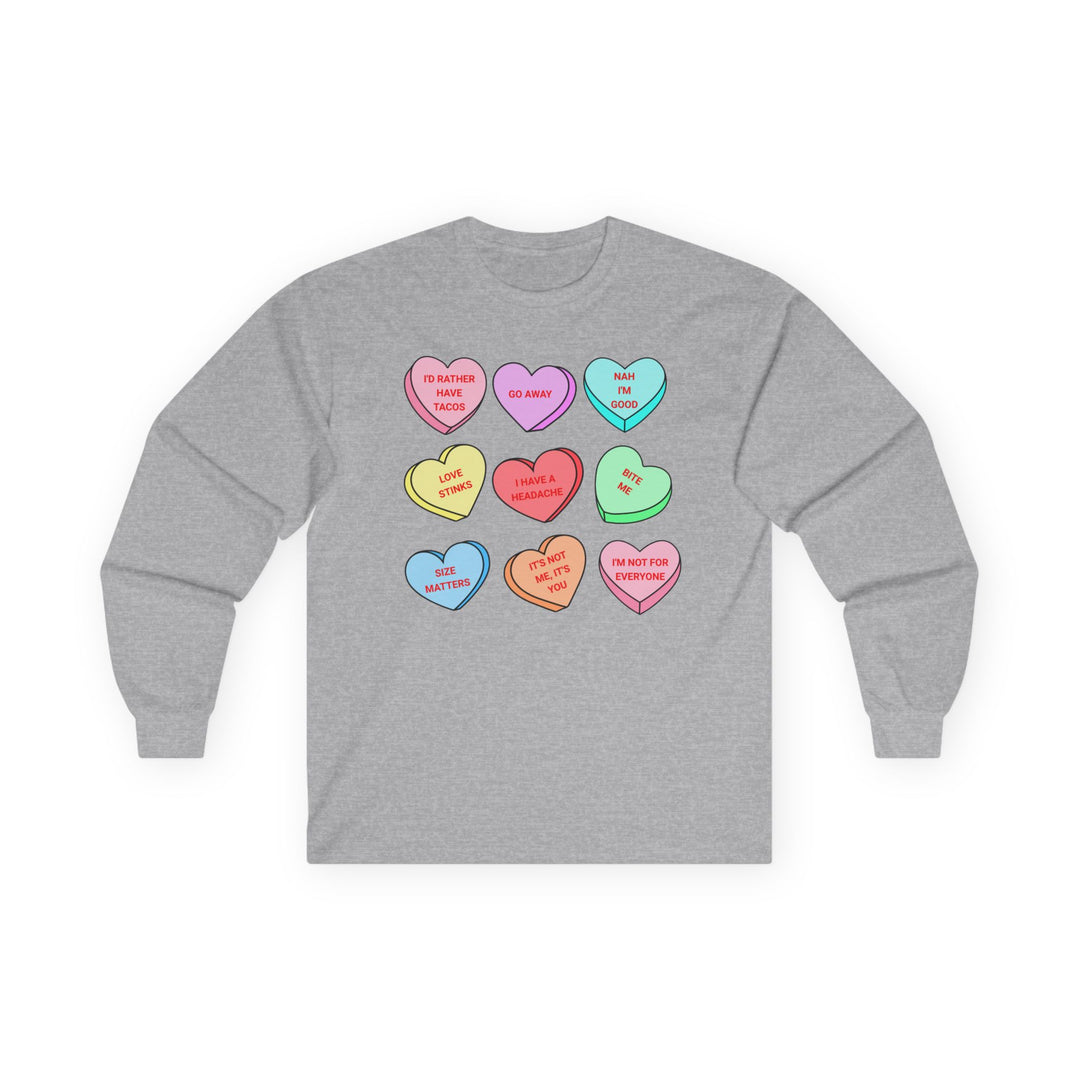 Conversation Hearts - Unisex Ultra Cotton Long Sleeve Tee